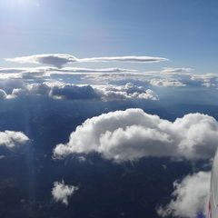 Flugwegposition um 15:19:25: Aufgenommen in der Nähe von Stainz, Österreich in 2875 Meter
